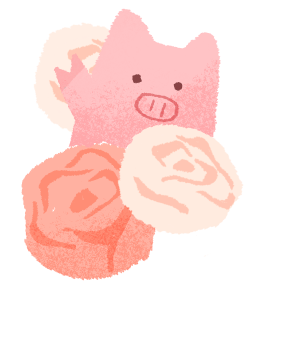 相模原のブランド豚のイラスト