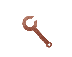 スパナのイラスト