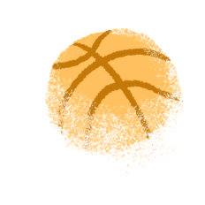 バスケットボールのイラスト
