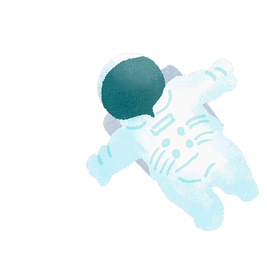 JAXA相模原宇宙飛行士のイラスト