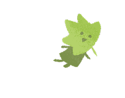 緑色の花の妖精のイラスト