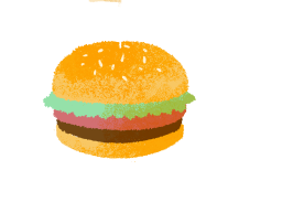 横須賀ハンバーガーのイラスト