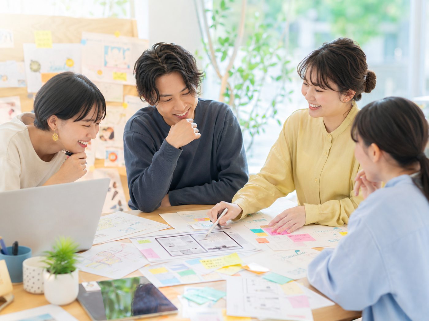 採用サイトの企画ミーティング