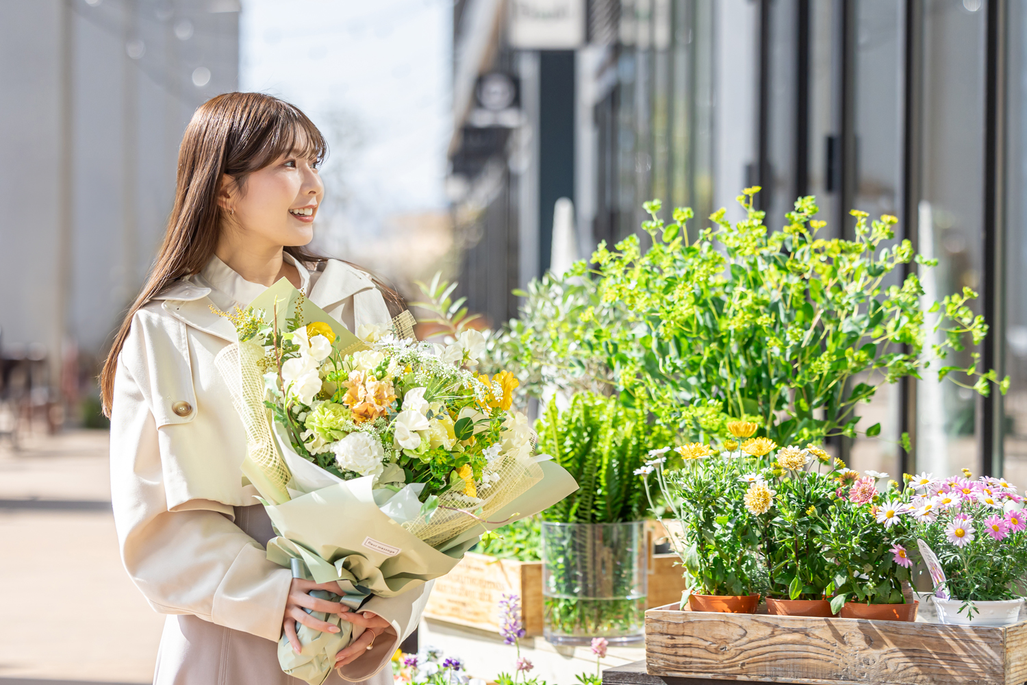 海老名市にある商業施設のフリーペーパー用撮影