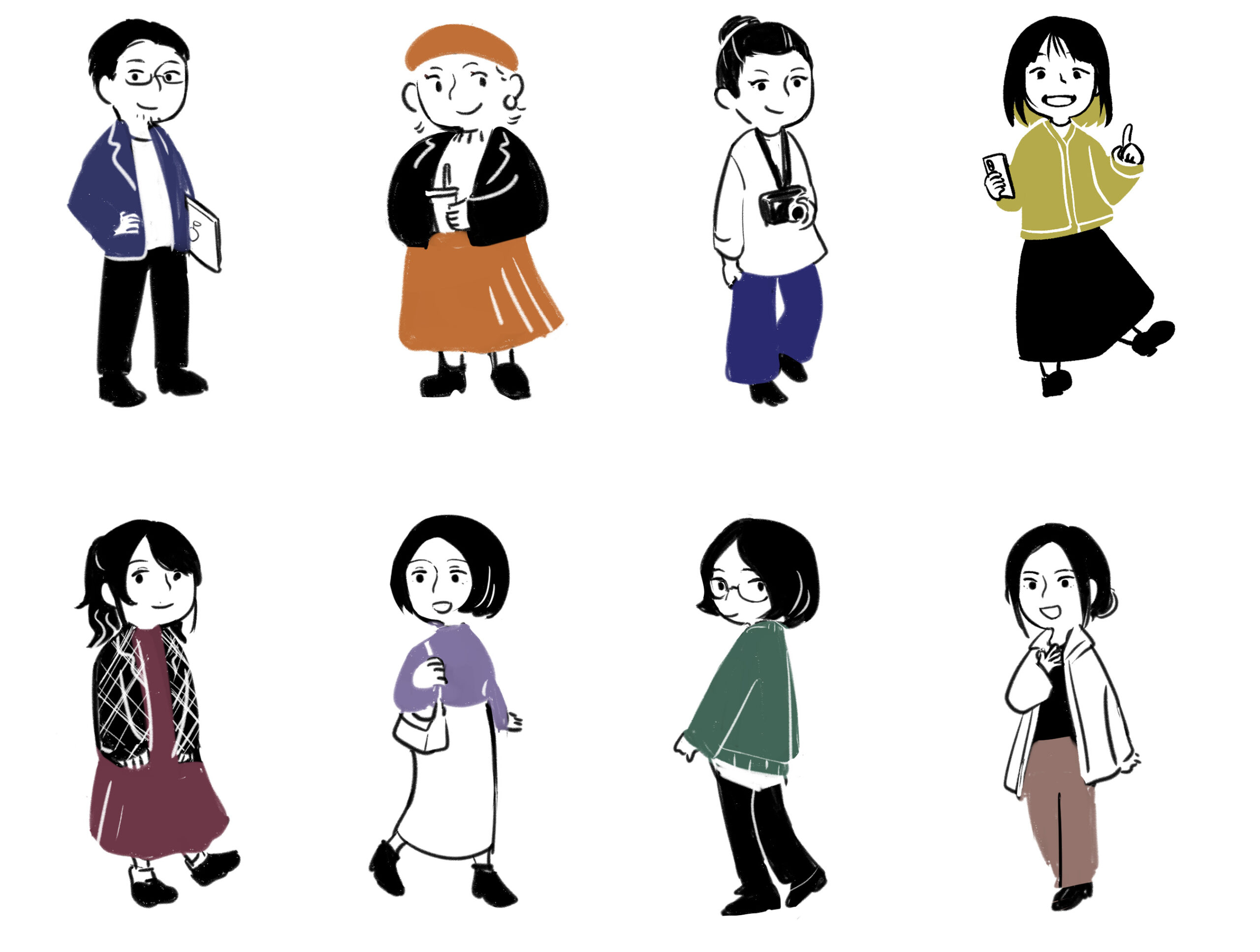 ビジネスで活かす！ 似顔絵イラスト作成事例まとめ14選｜神奈川の広告