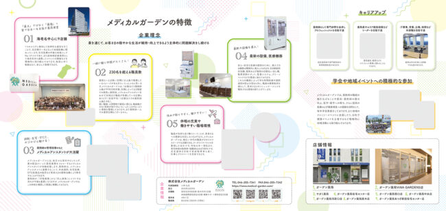 薬局の採用パンフレット