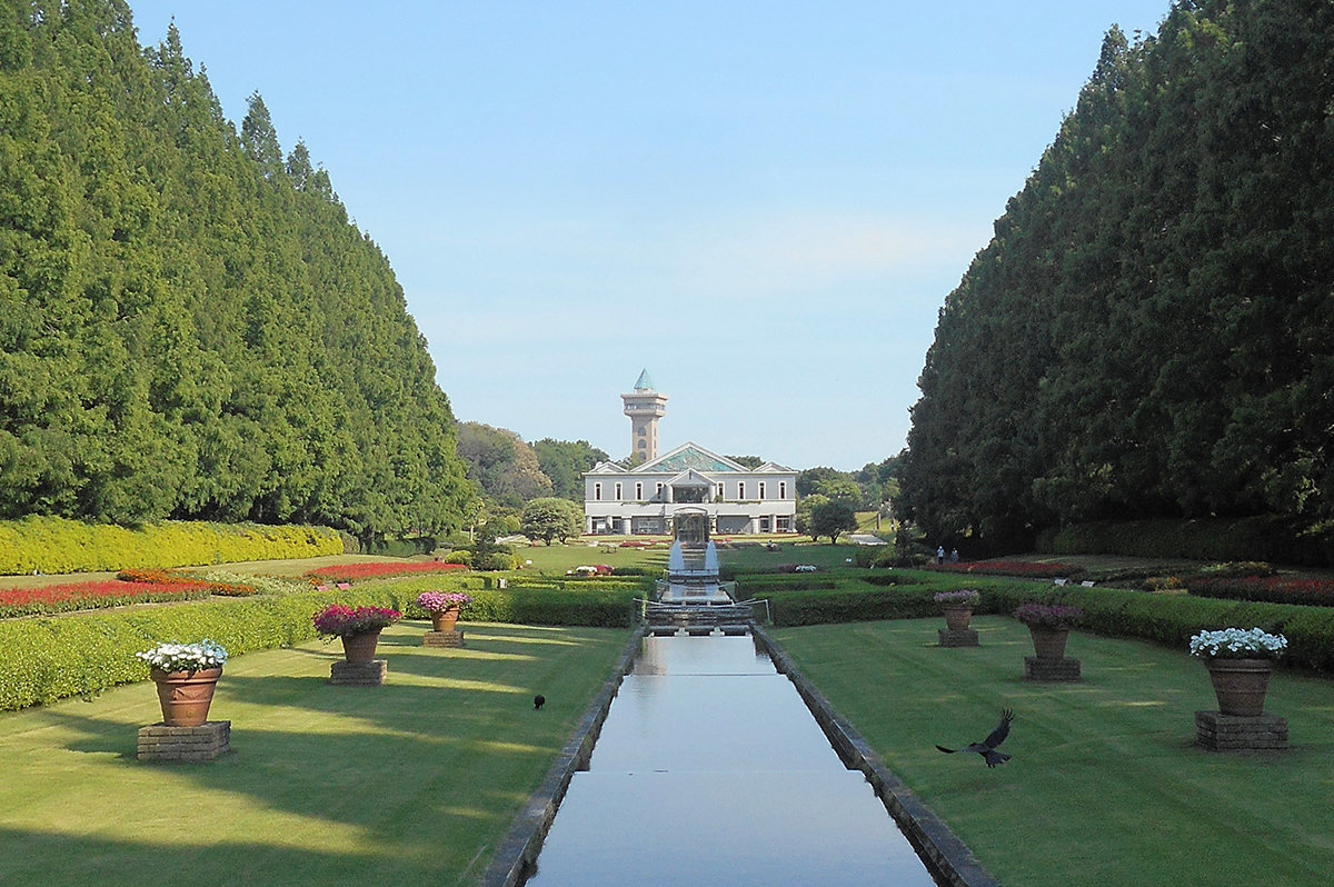 神奈川県立相模原公園のフランス庭園