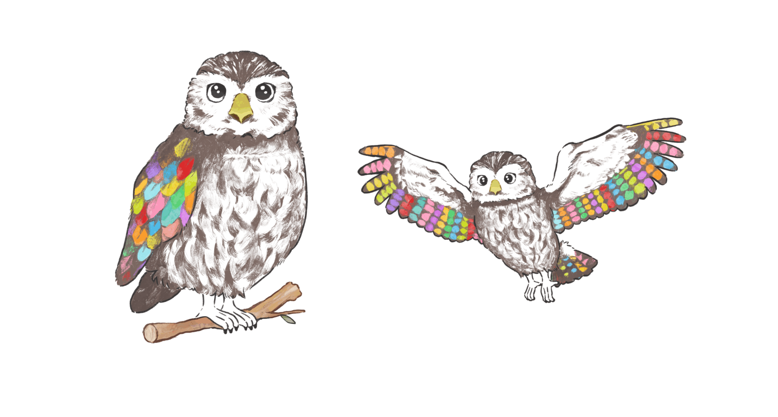 ふくろうのキャラクター作成事例 | 地域に愛される会社の“顔”づくり