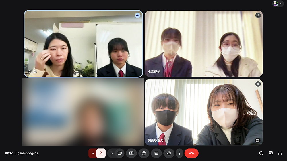 海老名市の中学生 デザインの職場体験